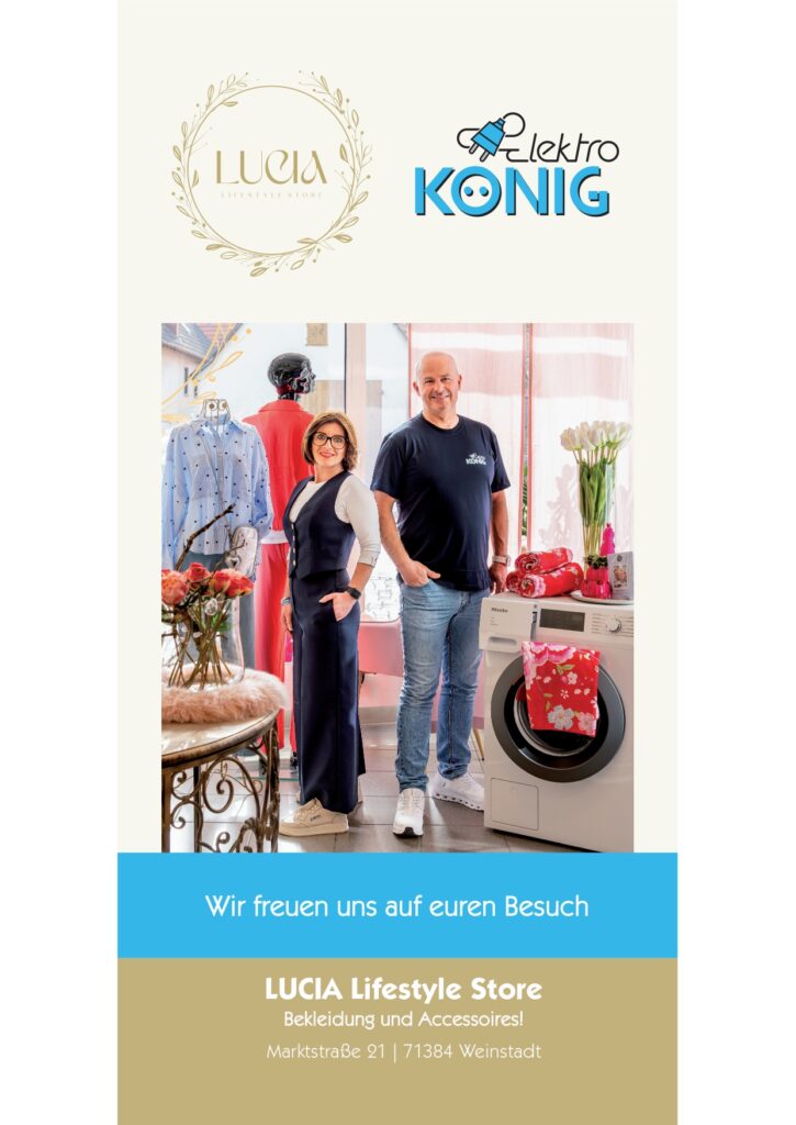 Kooperation mit Lucia Lifestyle Store in Beutelsbach